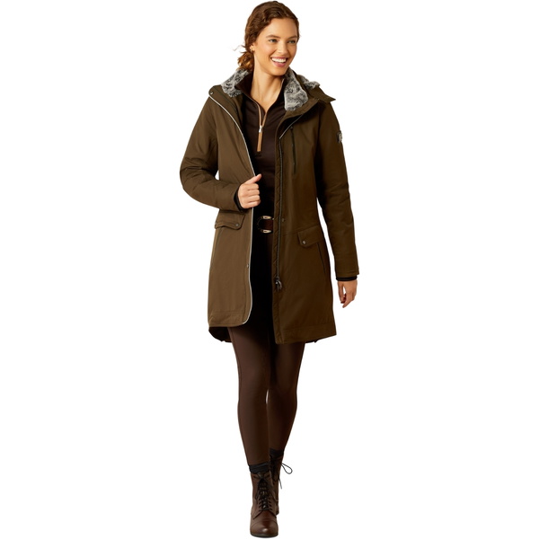 Ariat Womens Tempest Insulated Waterproof Parka 10052833 - Relic